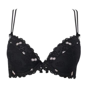 Louisa Bracq Marie-Antoinette Black Push Up bra