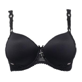 Louisa Bracq Marie-Antoinette Black Padded Bra