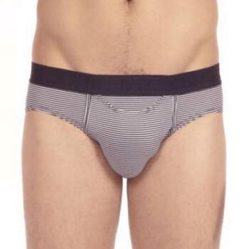 HOM Simon Navy/White Men Brief