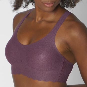 Sloggi Zero Feel Lace Mole Grey Wireless Bra