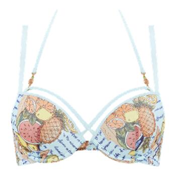 Marlies Dekkers No Te Olvido Blue/Multicolor Push Up bra