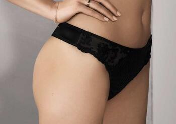 Rosa Faia Charlize Black Thong