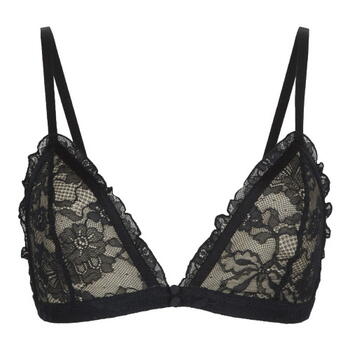 DDO Special F4P Black Non-padded bra