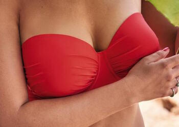 Rosa Faia Swimwear Cosima Orange Padded Bikini Bra