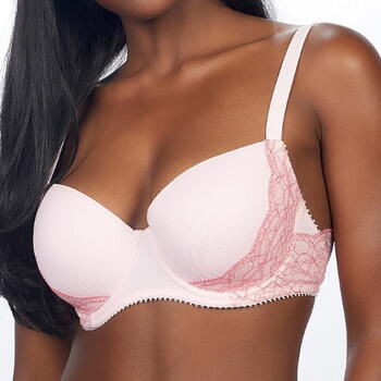 After Eden D-Cup & Up LOUA Baby Pink Padded Bra