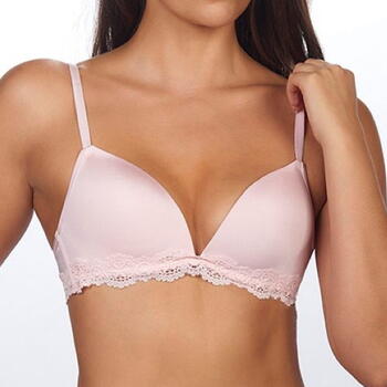After Eden Lyonne Baby Pink Wireless Bra