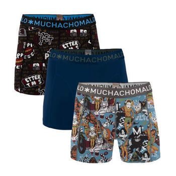 Muchachomalo 10 years Bad Boy Navy/Print Boxer Short