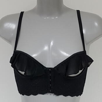 DDO Special F4P Black Non-padded bra