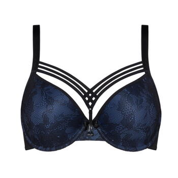 Marlies Dekkers Dame de Paris Black/Blue Padded Bra