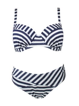 Lentiggini ALL OVER STRIPES Navy/White Set