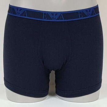 Armani Men's Basamento Navy/Blue Boxer Short