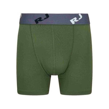 RJ Bodywear Men Pure Color  Green Sport Boxershort