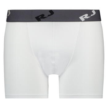 RJ Bodywear Men Pure Color  White Sport Boxershort