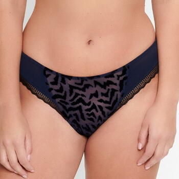 LingaDore Black Iris Blue/Black Brief