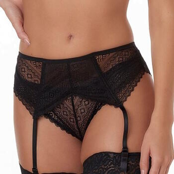 After Eden Margret Black Suspender