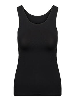 RJ Bodywear Pure Color Black Singlet