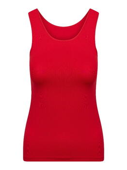 RJ Bodywear Pure Color Dark Red Singlet