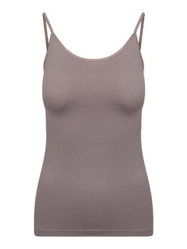 RJ Bodywear Pure Color Mole Grey Spaghetti Top