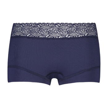 RJ Bodywear Pure Color Lace Navy BLue Short