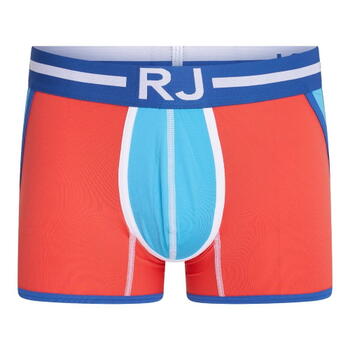 RJ Bodywear Men Happy Balls Coral/Blue Sport Boxershort