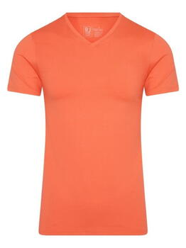 RJ Bodywear Men Pure Color  Coral Shirt