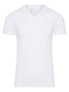 RJ Bodywear Men Pure Color  White Shirt