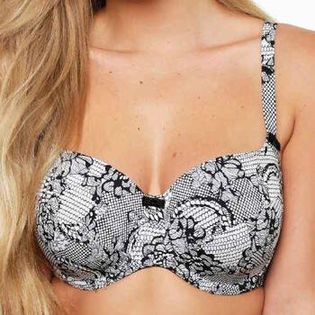 LingaDore Papagayo White/Black Padded Bra