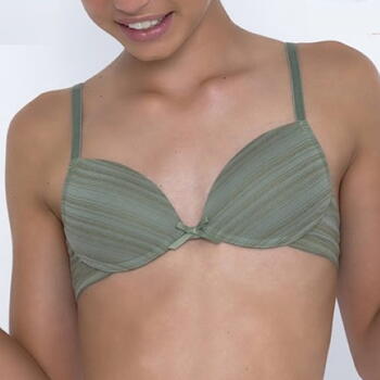 Boobs & Bloomers Britte Green/Print Girls Bra