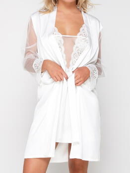 LingaDore Night Snow White White Kimono