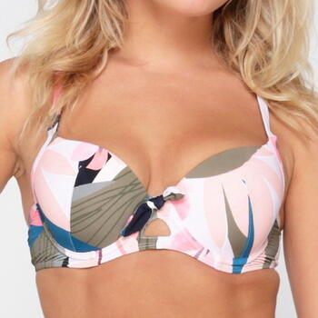 LingaDore Beach Pastel Flower  Pastel/Print Padded Bikini Bra