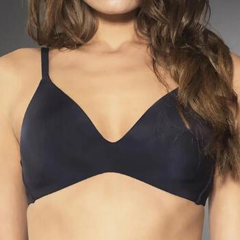 After Eden Soft Comfort Black Wireless Bra