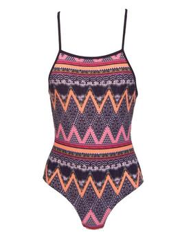 Nickey Nobel Jennifer Navy/Print Bathingsuit