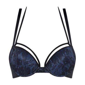 Marlies Dekkers Art Of Love Black/Blue Push Up bra