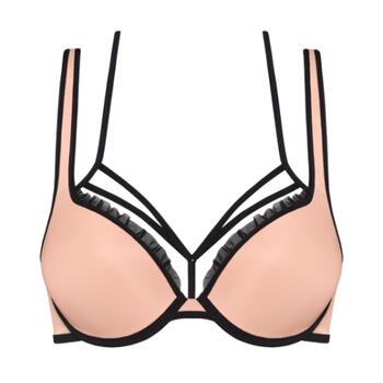 Marlies Dekkers Meringue Pink/Black Push Up bra
