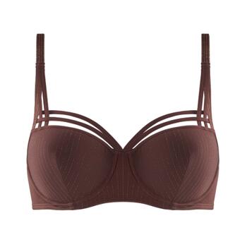 Marlies Dekkers Dame de Paris Brown/Print Padded Bra