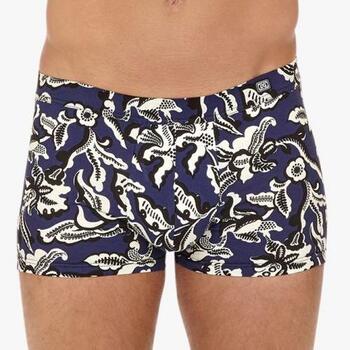 HOM Catalan Navy/Print Boxer Short