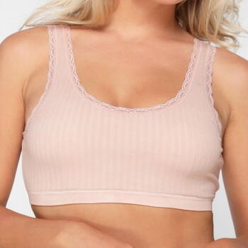 LingaDore Daily Cottonlook Baby Pink Wireless Bra