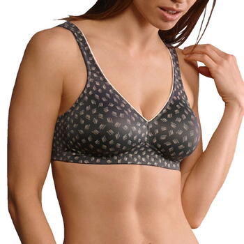 Rosa Faia Twin Art Anthracite Wireless Bra
