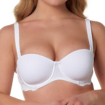 After Eden D-Cup & Up Abby White Padded Bra
