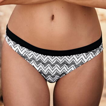 Rosa Faia Swimwear Ebby Black/White Bikini Brief