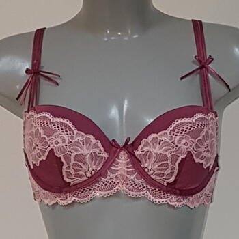 Sapph Rose Bertin Pink Padded Bra