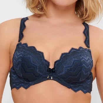 LingaDore Midnight Blue Navy BLue Push Up bra
