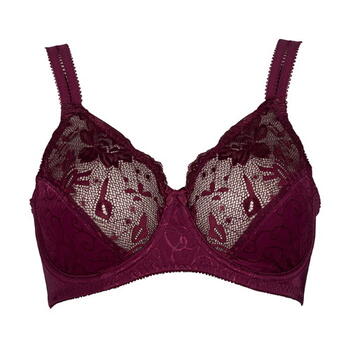Elbrina Johanna Bordeaux Non-padded bra