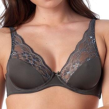 After Eden Moon Dark Grey Non-padded bra
