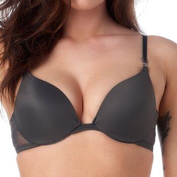 After Eden Bess Dark Grey Push Up bra