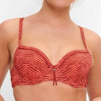 LingaDore Beach Bright Zebra Animal print Padded Bikini Bra