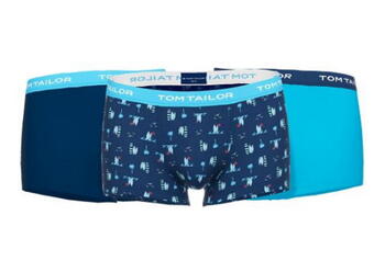 Tom Tailor Sailing Blue/Print Boxer Short