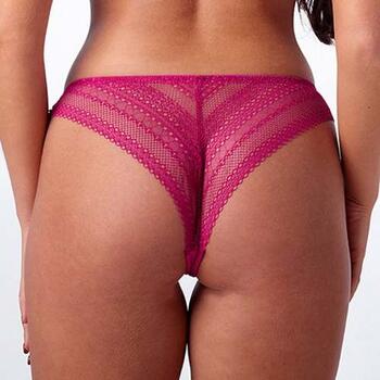 After Eden D-Cup & Up Dee Hot Pink Brazilian