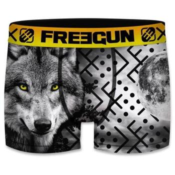 Freegun Wolf Black/Print Sport Boxershort
