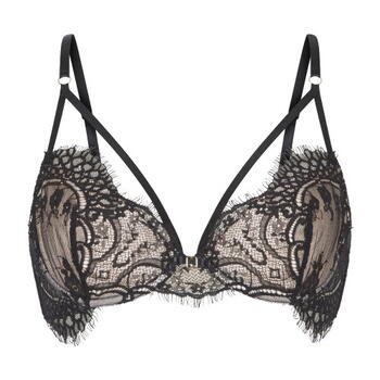 LingaDore Strappy Lace Black Non-padded bra